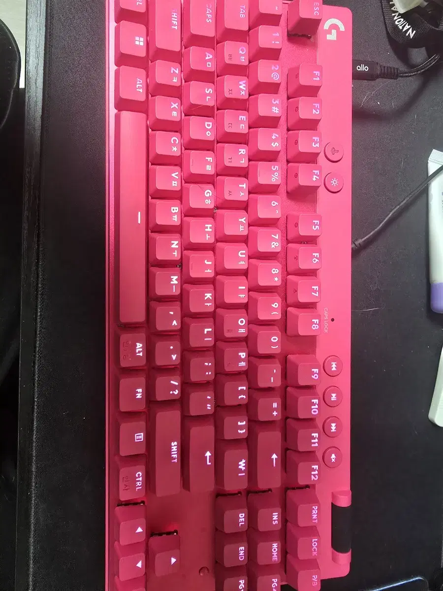 로지텍 g pro x tkl 마그네틱축 래피드트리거 팝니다